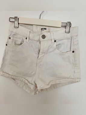 White Denim Jean Shorts